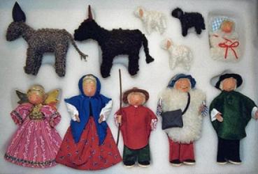 Preview: Krippenfiguren Set Sortiment 1